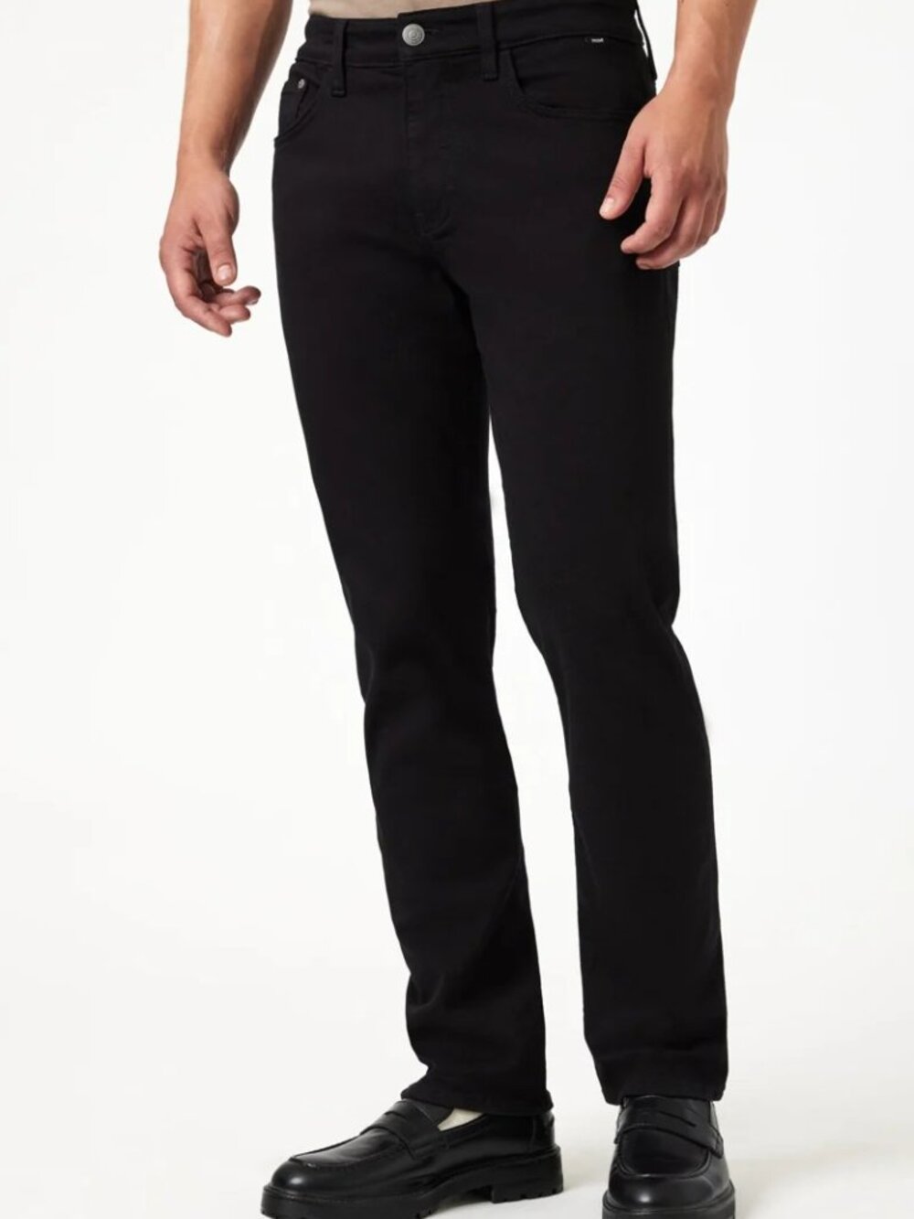 Mavi Jet Black Feather Jake Slim Leg Jeans